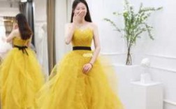  黄色穿搭美式婚纱图片女「黄色怎么穿搭更好看」