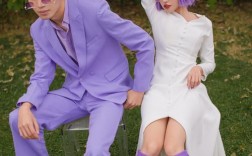 紫色上衣美式婚纱搭配_紫色上衣搭配什么内搭