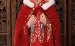 中式婚纱披风-中式婚礼长披肩怎么扎好看