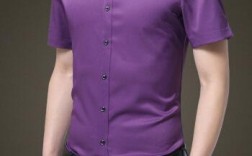 紫色短袖男美式婚纱_紫色短袖怎么搭配男