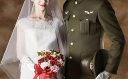  军装头纱婚礼照片男生图片「军装头发型图片」