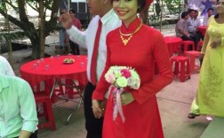 越南婚礼新娘头纱脱落视频（越南新娘婚礼蹦迪）