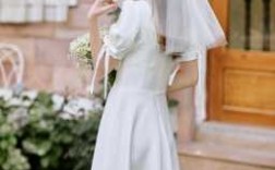 结婚穿的婚纱裙-婚礼当天穿的白裙头纱