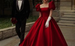 美式红色婚纱照片男士穿,美式婚纱图片 