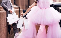 粉色裤子美式婚纱,粉色婚纱街拍图片 