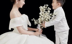 韩式简约婚纱照片-韩式简约亲子婚纱图片大全