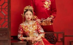  简约端庄秀禾服婚纱照怎么拍「秀禾服结婚照片的排版」
