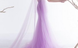紫色披肩婚礼图片女生可爱 紫色披肩婚礼图片女生