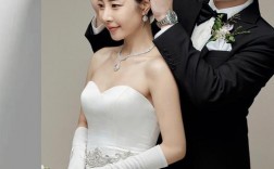 韩式简约婚纱照大头贴_韩式婚纱照新娘造型