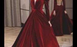 红纱礼服