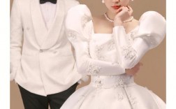  韩式简约光影婚纱照高级「极简韩式婚纱照」