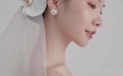 韩系简约婚纱妆容女士穿搭_韩系婚纱造型图片