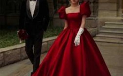 红色格纹裙美式婚纱照搭配图片-红色格纹裙美式婚纱照搭配