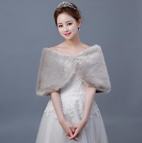 韩式婚礼披肩图片女士款式-图2