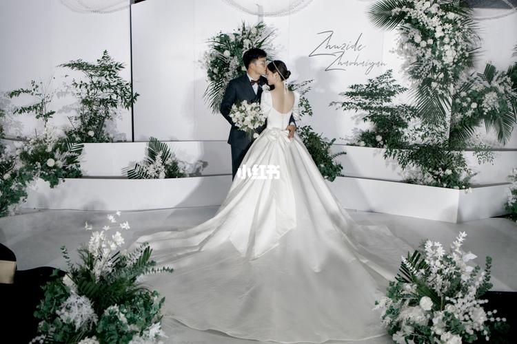 韩式简约婚礼实景图 简约轻韩式婚纱室内效果图-图3